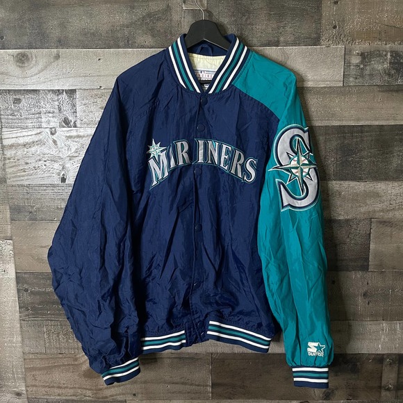 SOLD VTG Starter Mariners Jacket XL - Picture 1 of 4